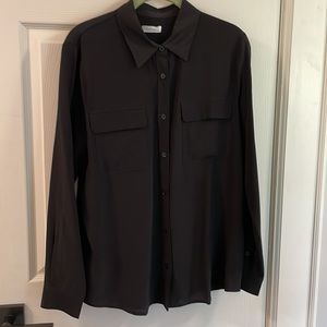 LilySilk Black Long Sleeve Women’s Blouse 100% Silk